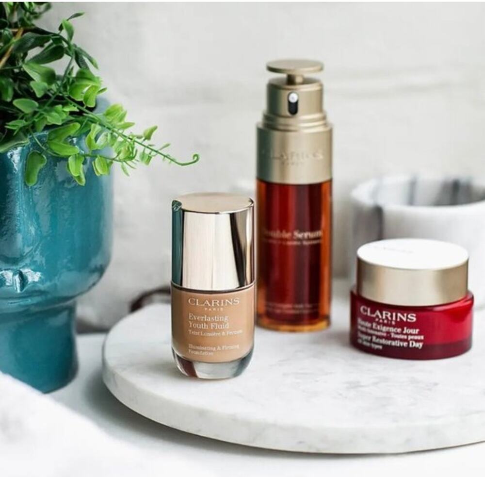 Clarins Everlasting Illuminating Youth Fluid Foundation NIB  118N Transfer Proof